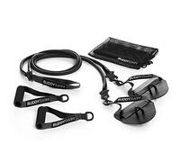 BUDDYSWIM Gomas Elasticas Natacion Super Stroke con Manetas y Palas Intercambiables. Bandas Elasticas Musculacion y Entrenamiento Natación en Seco. Cintas Elasticas Musculacion Resistencia Nivel Duro