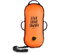 Buddyswim Schwimmboje Ultraligera LLS 10L Naranja Para Aguas Abiertas Y Triatlón