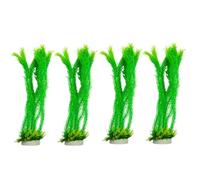 budebuse Depósito de peces de plantas realistas decoración de agua artificial con base para oficina acuarios comerciales paisajismo acuarios 4 Uds