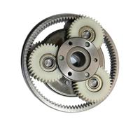 budebuse Engranaje de embrague de hierro 36T de baja fricción para varios motores de motocicleta E Bike Scooter. Diseño 1. Transmisión de potencia mejorada. Instalación rápida de la transmisión del