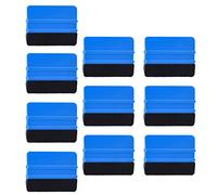 budebuse Rasqueta suave, lámina de vinilo, limpiador de agua, lámina de plástico para coche, hogar, oficina, instalación, rascador de limpieza, herramienta de tintado de ventanas, rasqueta de agua