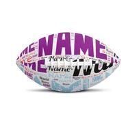 Budelym Balón de fútbol Americano Personaliza - Pelota de fútbol Americano NFL, Entrenamiento Divertido para Niños En Fútbol Americano/Añade Tus Propios diseños a tu Gusto