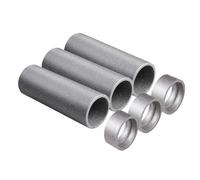 BOSCH Accesorios para ventilación residencial DEPP 125-3 Conducto, Ø 125 mm, L: 1 m, Pack de 3 unidades - 7738113430