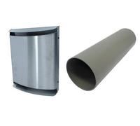 BOSCH Accesorio ventilación descentralizada LRE160 Kit de preinstalación de ventilador, Campana exterior metálica de alta calidad - 7735600372