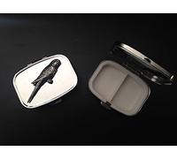 Budgerigar B41 - Pastillero rectangular de metal plateado para viaje