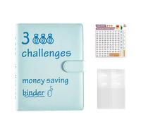 Budget Binder - Money Savings Book Set, PU Leather Money Organizer With 100 Cash Envelope, Savings Binder Organizer, Moneys Saving Wallet, Saving Binders Cash Organizers Travel Diary Offices