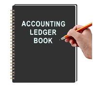 Budget Checkbook Register, Household Ledger Book, Checking Account Tracking Notebook, Expense Recording Organizer Tool Money Record System for Landlords Caregivers Home Office Use 8.46x6.5x0.79 inches