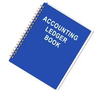 Budget Checkbook Register, Household Ledger Book, Checking Account Tracking Notebook, Expense Recording Organizer Tool Money Record System for Landlords Caregivers Home Office Use 8.46x6.5x0.79 inches