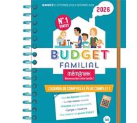 Budget familial Mémoniak, sept. 2025 à déc. 2026 - le plus complet (AGENDAS FAMILIAUX MEMONIAK)