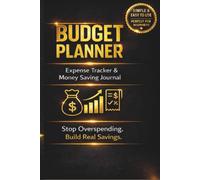 Budget & Money Saving Journal: Expense Tracker, Savings Planner & Finance Organizer
