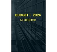 Budget Notebook 2026: A Simple Lined Notebook for Budgeting, Expenses & Financial Planning