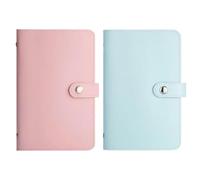 Budget Planner Binder - PU Leather Cash Budgeting Planner, 7,24 x 4,65 pulgadas Binder for Women Men Adults Kids Students Office Home School Traveling Expense Tracker Organizer