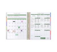 Budget Planner - Hardcover Monthly Money Notebook | Finance Planner with 12 Pockets for Personal Finance, School, Home, Daily Accounting, Business, Debt Management, Budgeting, Expense Tracking