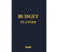 Budget Planner - Undated Monthly Budget Book with Expense Tracker Notebook, Bill Organizer & Finance Journal for 2025-2026, Account Book to Manage Money & Track Spending - Black Cover