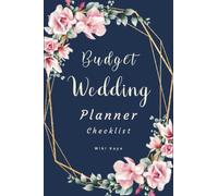 Budget Wedding Planner Checklist: Elegant Eucalyptus Blush Pink Geometric Navy Blue Wedding Planner & Organizer Checklists, Worksheets, and Essential ... Dream Wedding Chic Gift For The Bride To Be
