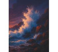 Budgeting Expense Tracker - Ocean Waves: A practical monthly logbook to track income, spending, and balance with clarity