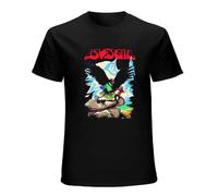 Budgie Band Never Turn Back On A Friend Mens T-Shirt Fashion Casual Unisex Black tee XL