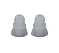 BUDGPZWSC 1-10Pairs S/M/L 3 Layers Soft Silicone Ear Tips Earbuds Cap For Universal In-Ear Earphone Headset Earplugs Ear Pads Cushion(L,10 Pairs)