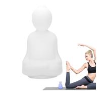 Budhas respirando - Estatua de Budha decoración de luz nocturna | Decoración de mediación recargable Luz tranquila | Herramientas de escultura de mediación de yoga para adultos, luz nocturna, lámpara