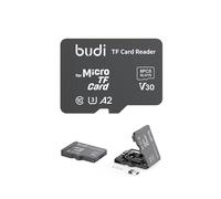 Budi - Lector de tarjetas TF con apariencia de tarjeta TF - USB-C