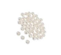 budiniao 100 botones elegantes para prendas de vestir, únicos, de perla, para coser vestidos, faldas, manualidades, bisutería, diámetro: 10 mm (0,39 pulgadas). Material: plástico.