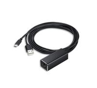 budiniao Adaptador Ethernet USB, Accesorios de conexión pequeños, Accesorio de televisión, Conector de Red Estable, Herramienta de Dispositivo convertidor
