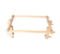 budiniao Bastidor de bordado para punto de cruz, fácil usar, para proyectos costura y acolchado. Abrazadera ajustable. Para Madera pulida, lisa y sin rebabas. Bastidores acolchado para a mano.