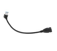 budiniao Cable Adaptador USB 0 Macho a Hembra de 90 Grados Restricciones de Espacio y restricciones en Las Esquinas Asombrosa Capacidad 10 Veces Mayor Que USB 2.0 (480 Mbps) Hay eficiencia y Baja