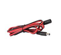 budiniao Cable de extensión de alimentación CC con diámetro Cable Grueso, Buena conductividad eléctrica y Fuerte Rendimiento conexión. alimentación con Enchufe CC PVC.