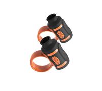 budiniao Clips de Control de baquetas de 2 piezas, mango antideslizante reutilizable, abrazadera de agarre de anillo, herramienta de ayuda para accesorios para principiantes