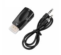 budiniao -Compatible con Adaptador VGA Mini PC Laptop HD Video Converter Tablet Reproductor Multimedia Digital Analógico Suministros para el hogar, Negro Macho-Hembra, Bolsa
