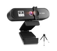 budiniao Computadora Webcam HD USB 2.0 Conferencia PC Cámara Laptop Reemplazo Web CAM Videocámara para Home Office Live Streaming, Negro, 1K