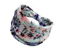 budiniao Diademas Bohemian Sports Stretch Sweatband Bandana elástica Accesorios Pañuelos Wrap para niñas Fitness Yoga, tipo 27