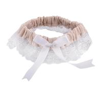 budiniao Elegante liga de boda con un hermoso anillo de muslo de flor de