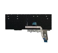 budiniao Equipo de teclados a Prueba de Polvo, Teclado de Palo de Punto de retroiluminación, Buen reemplazo retroiluminado táctil para Lenovo ThinkPad E15