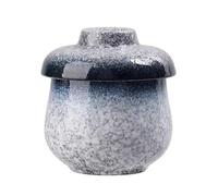 budiniao Hueveras de cerámica para cocinar, asegurando una cocción constante. Calor fijo para deliciosas recetas y postres. Hueveras con tapa. Sopas. No aptas para huevos, tipo+1