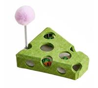 budiniao Juguete Rompecabezas para Gatos con Forma de Laberinto y 3 cascabeles para Gatos de Interior. Caja Rompecabezas Fieltro con Pelota. Juguete Ejercicio para Seguro y Duradero, Tipo+5