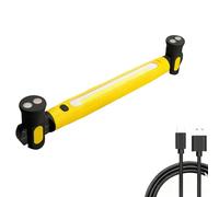 budiniao Luz de trabajo LED recargable para taller, emergencia, reparación de automóviles, garaje, brillante, magnética, para mecánicos bajo el capó, Amarillo