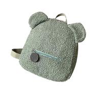 budiniao Mochila De Felpa Ligera Y Duradera Para Mujer Todos Los Días Hecha De Felpa Bolso Para Padres E Hijos Bolso Para Mujer Suave, Verde