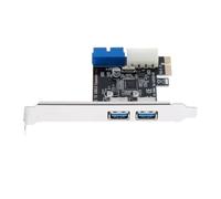 budiniao PCI-E a USB 3.0 Expansion Card 5Gbps Hub Adaptador Convertidor Placa Base Reemplazo para Windows XP 32/64
