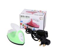 budiniao Plancha eléctrica de mano - Mini prensa de calor portátil para cuentas Perler, manualidades, costura y proyectos de bricolaje - Compacta, fácil de usar con construcción ABS - Regalo para