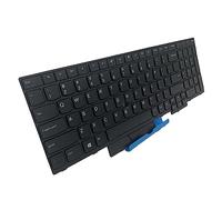 budiniao Teclado de Ordenador portátil con Marco Negro, Teclado de Ordenador, portátil Universal, reemplazo de Palo sin Punta para Lenovo ThinkPad T570