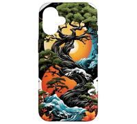 Budista Enso Bonsái Árbol En Jardinería Japonesa del Círculo Zen Carcasa para iPhone 16