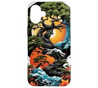 Budista Enso Bonsái Árbol En Jardinería Japonesa del Círculo Zen Carcasa para iPhone 16 Plus