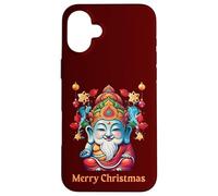 Budista Navidad Buda Zen Mindfulness Meditación Vacaciones Carcasa para iPhone 16 Plus