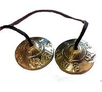 Budista Tibetano Tingsha Meditación Feng Shui Platillos/Chimes - 4cm Diámetro TB1f