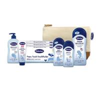 Bübchen Kit de cuidado para recién nacidos, 7 piezas, set de regalo de productos para bebé, desde champú suave hasta crema protectora para heridas, sin siliconas