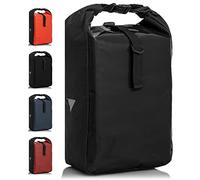 Büchel Bolsa de Bicicleta para portaequipajes I Resistente al Agua y con Capacidad para hasta 10 kg I Bolsa de Bicicleta para portaequipajes de Lona, Bolsa de portaequipajes