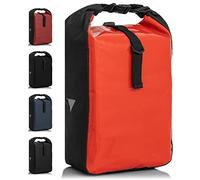 Büchel Bolsa de Bicicleta para portaequipajes I Resistente al Agua y con Capacidad para hasta 10 kg I Bolsa de Bicicleta para portaequipajes de Lona, Bolsa de portaequipajes