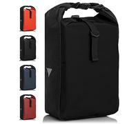 Büchel Bolsa de Bicicleta para portaequipajes I Resistente al Agua y con Capacidad para hasta 10 kg I Bolsa de Bicicleta para portaequipajes de Lona, Bolsa de portaequipajes